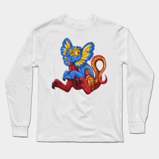 Dilophosaurus: BlueFace Long Sleeve T-Shirt